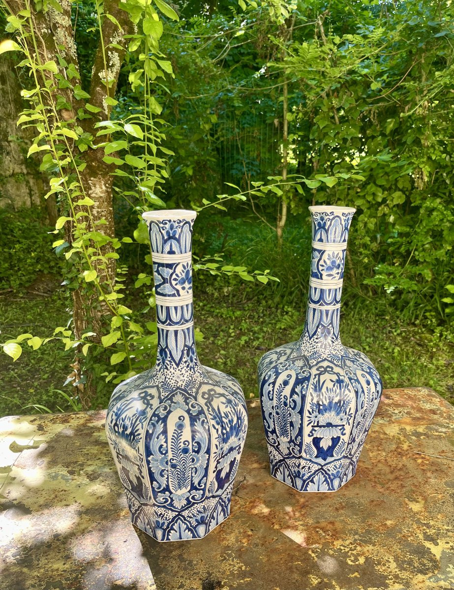 Paire de vases Delft-photo-2