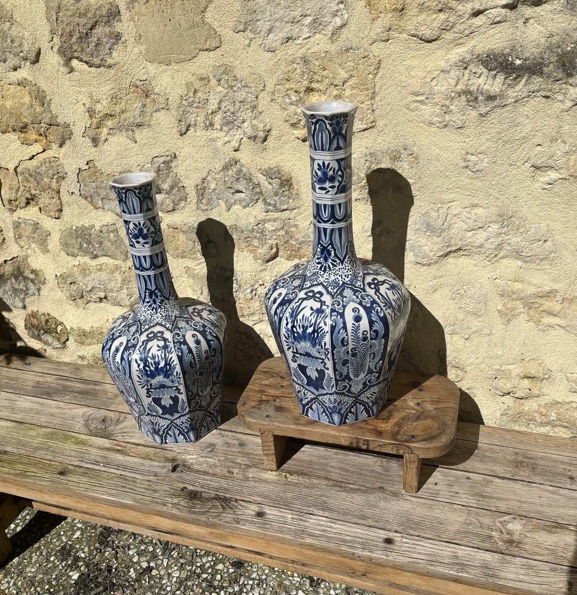 Paire de vases Delft-photo-3
