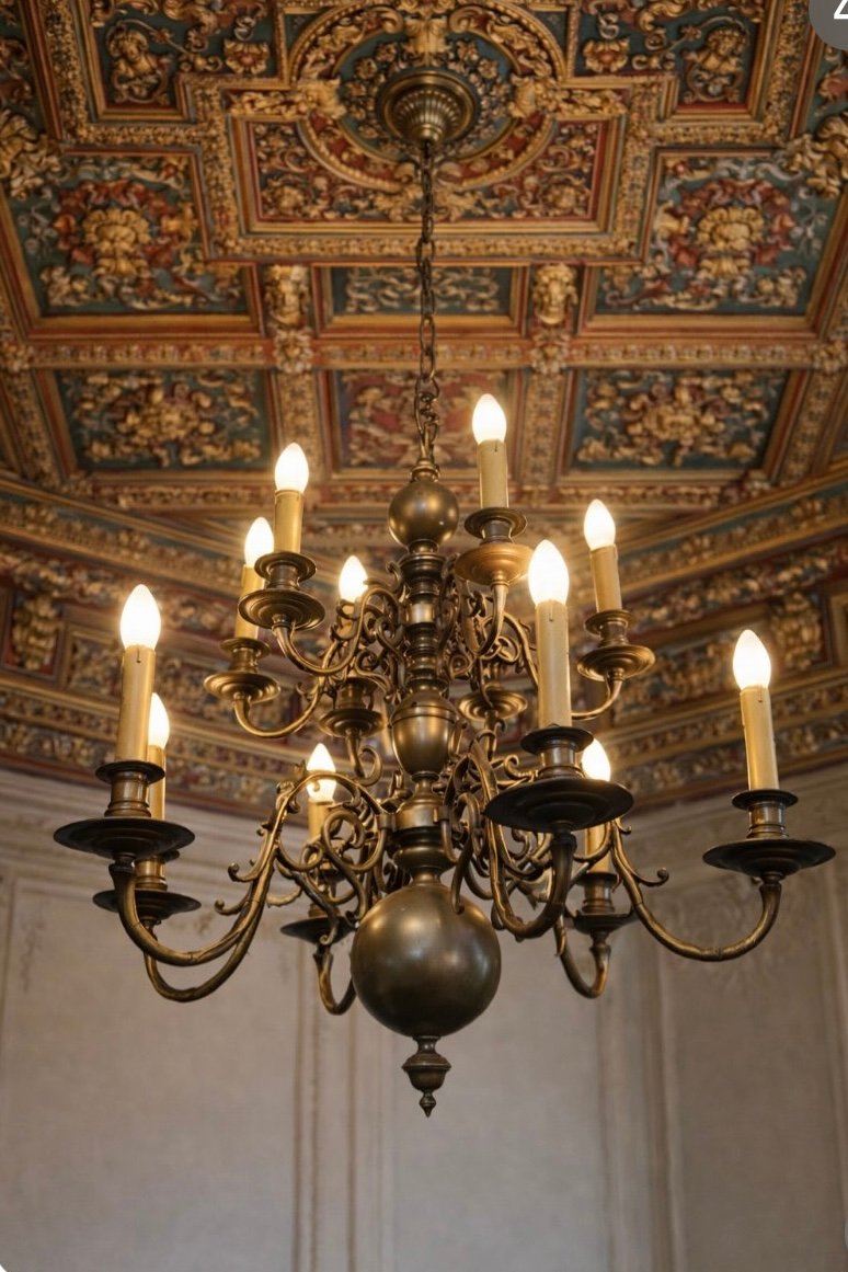 lustre hollandais en bonze-photo-2