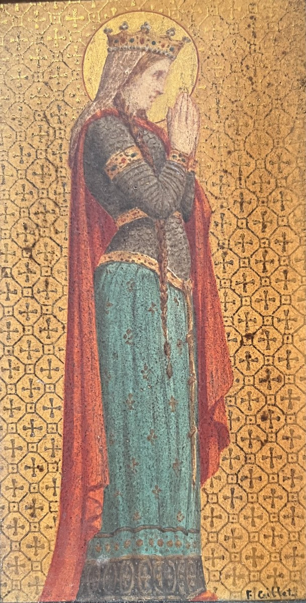 Sainte Bathilde, l’esclave devenue Reine des Francs  F. Gillet (1822–1899)-photo-2