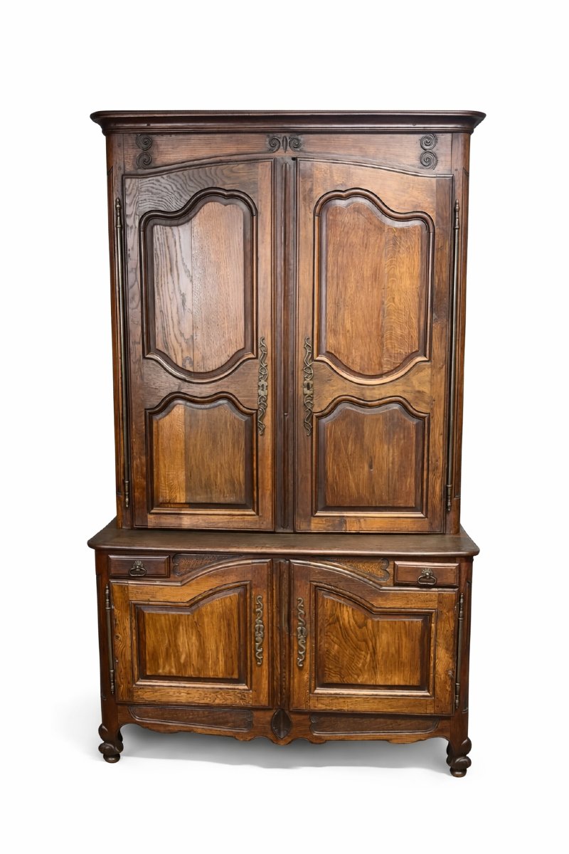 buffet 2 corps en chêne-photo-6