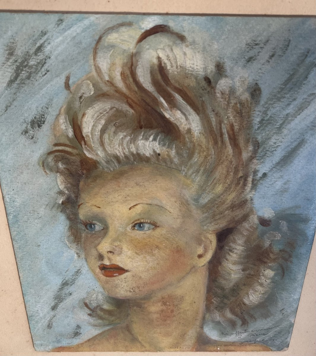 Jean-gabriel Domergue (1889-1962) Portrait Of An Elegant Woman-photo-1