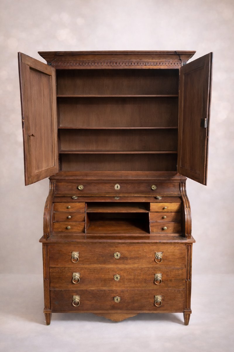 Scriban directoire en noyer -photo-1