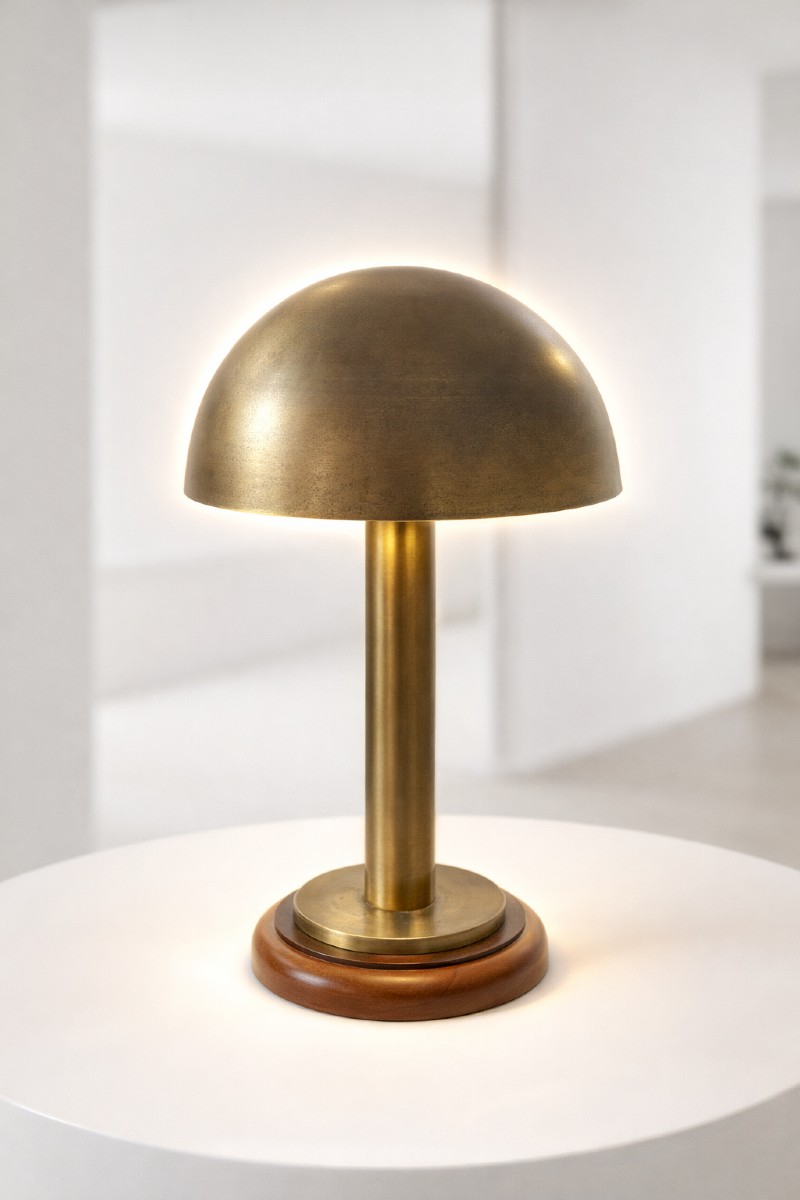 Mushroom Lamp From France