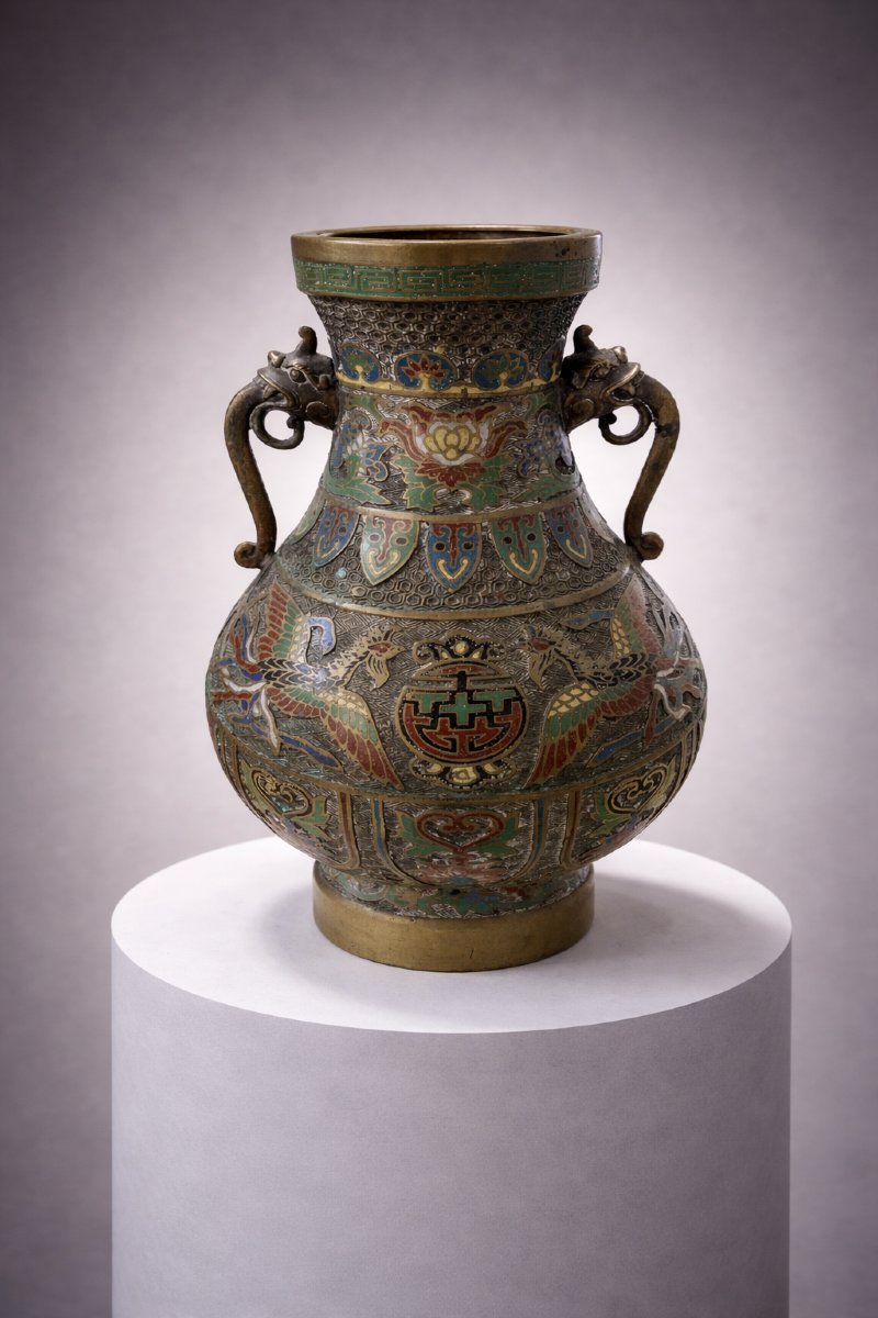 vase cloisonné -photo-1
