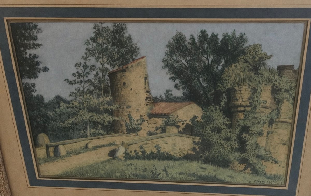 abbaye de Nouaille par R Besse 1914-photo-2