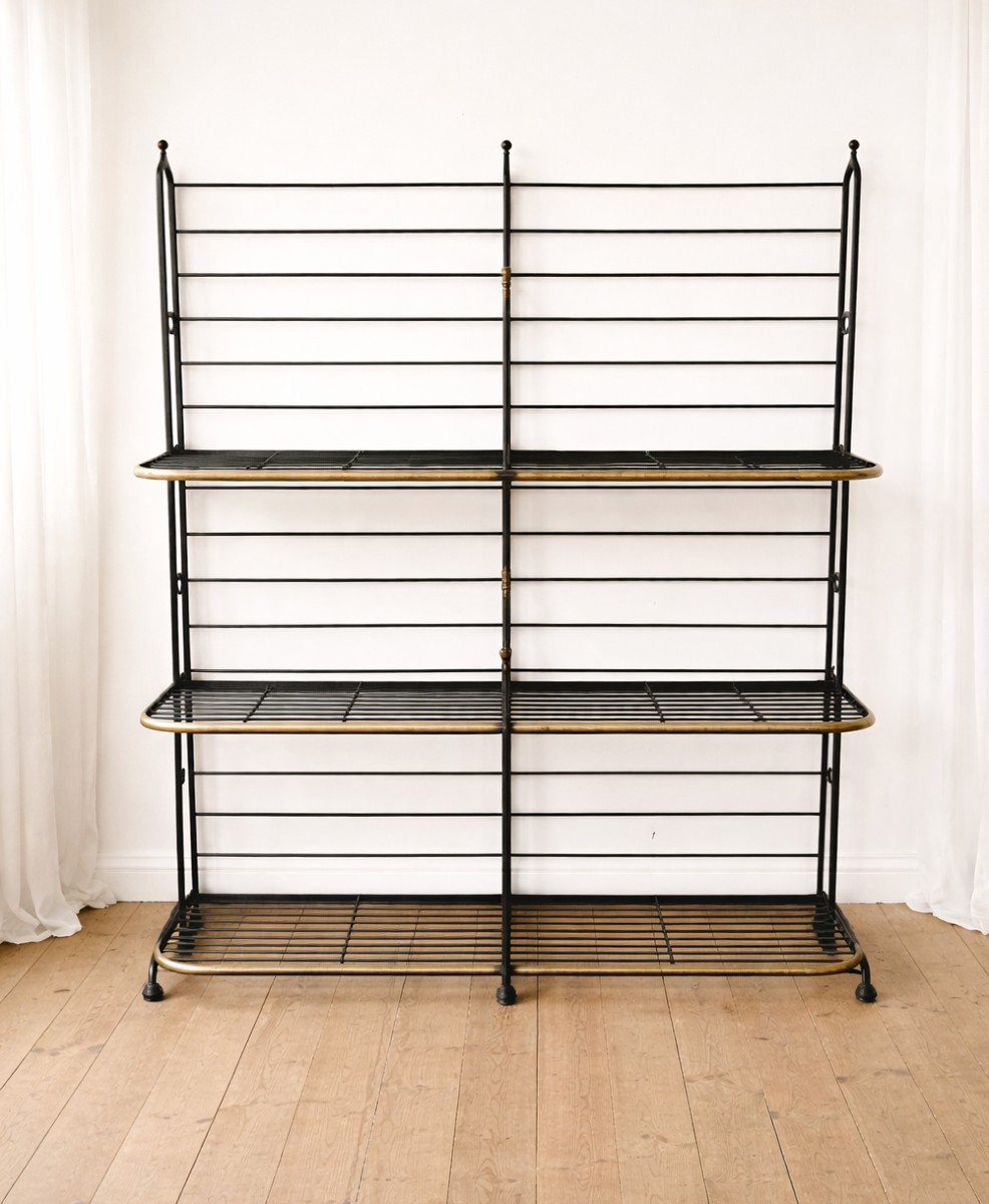 Large Wrought Iron Baker's Rack – Late 19th Century – 160 Cm Wide X 200 Cm