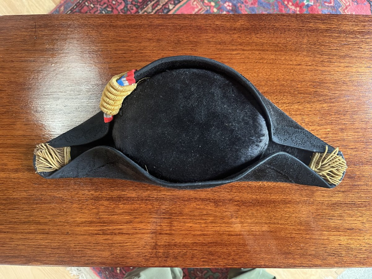 Beaver-skin Captain's Bicorn Hat – Late 19th Century-photo-2