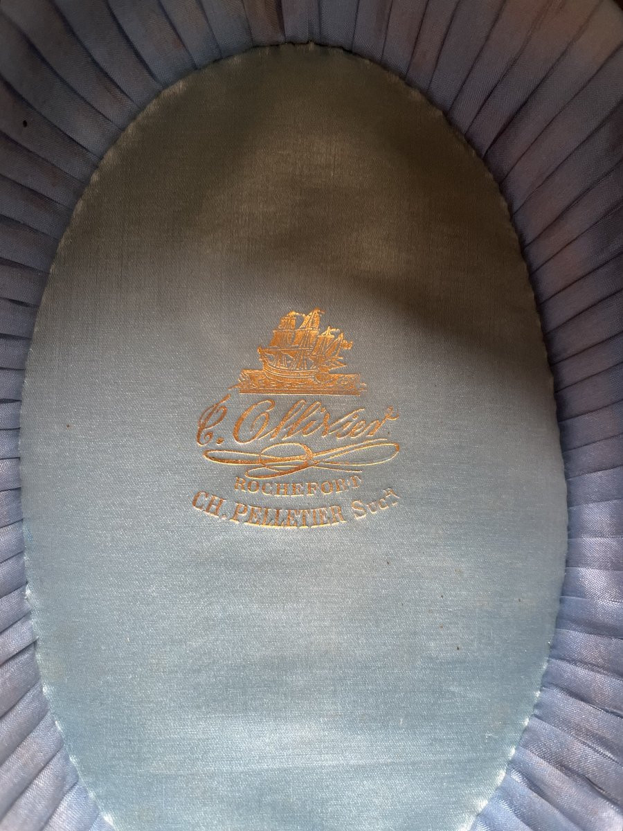 Beaver-skin Captain's Bicorn Hat – Late 19th Century-photo-3