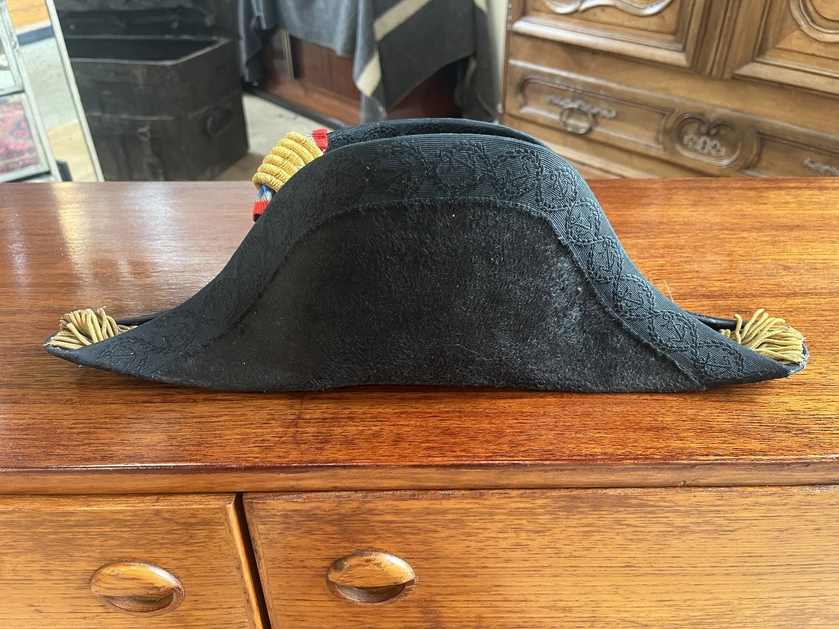 Beaver-skin Captain's Bicorn Hat – Late 19th Century-photo-2