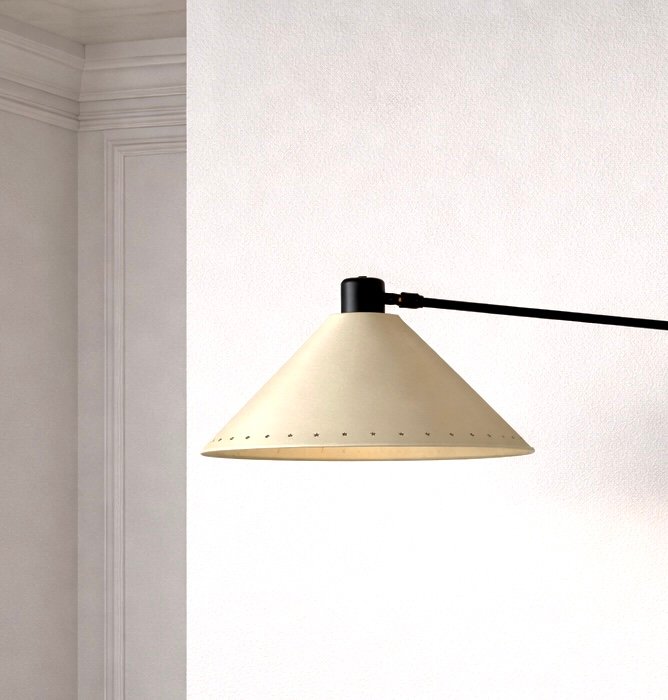 Applique murale vintage style Lunel – Années 1950-1960  -photo-3