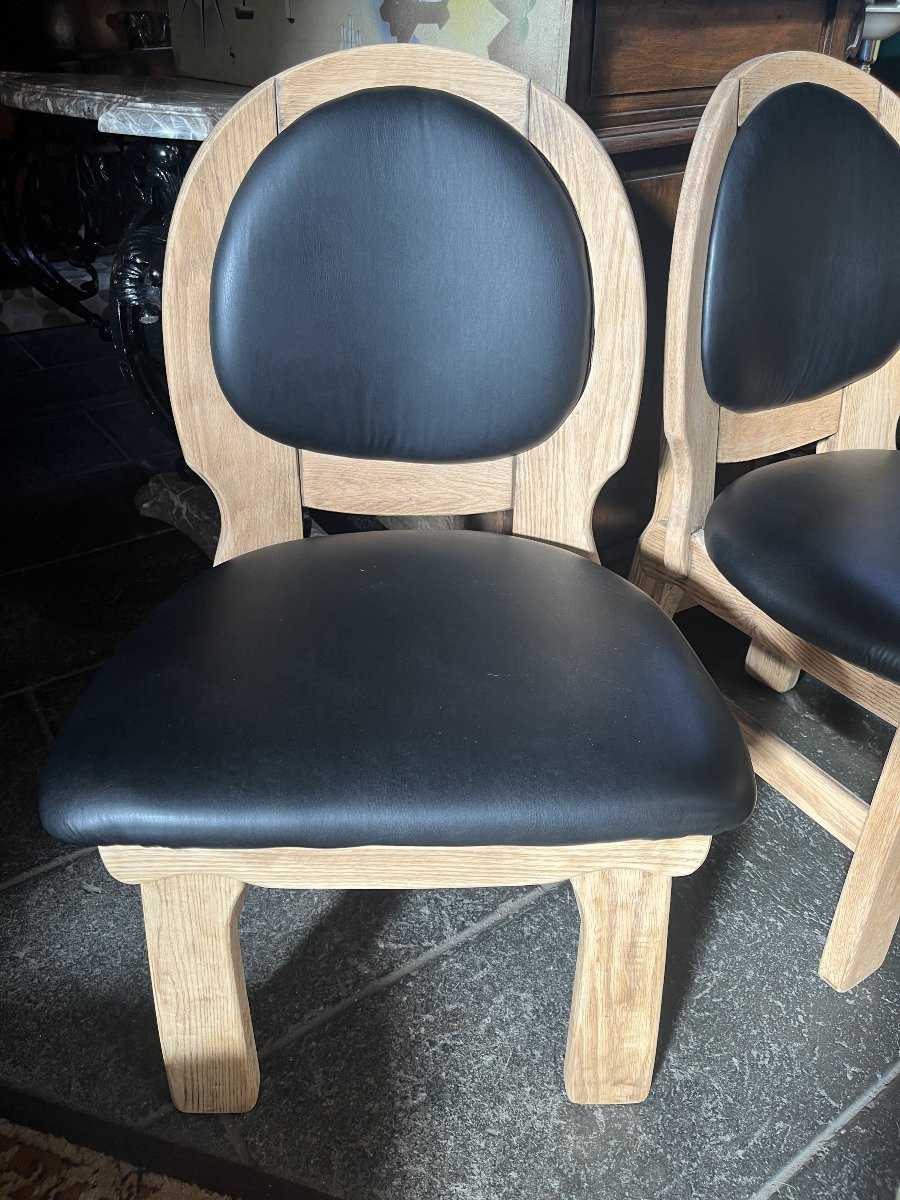 Set Of 6 Vintage Chairs From The 1960s,-photo-3