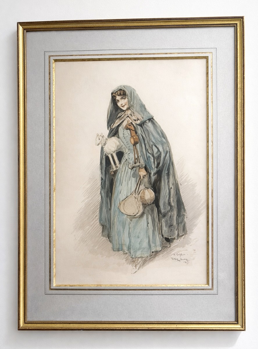 Watercolor 1909 Georges Scott 