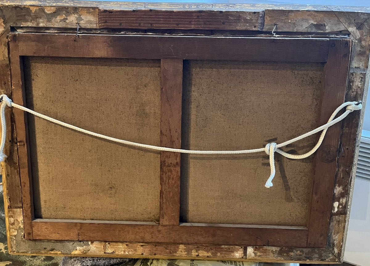 Mediterranean View – Probably Collioure – Fishing Boats On The Shore-photo-1