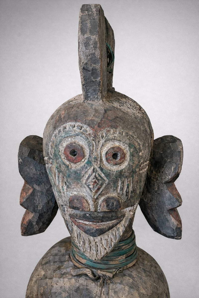 Pair Of Mumuye Statues – Nigeria – Early 20th Century-photo-3