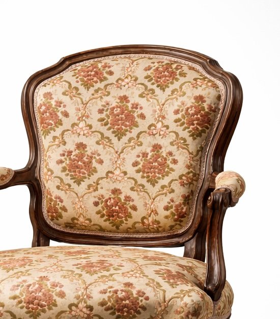 Louis XV Period Cabriolet Armchair – 18th Century-photo-2