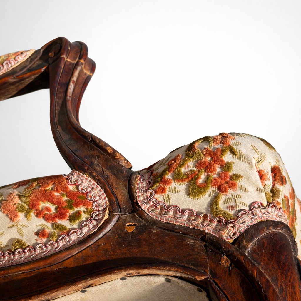 Louis XV Period Cabriolet Armchair – 18th Century-photo-4