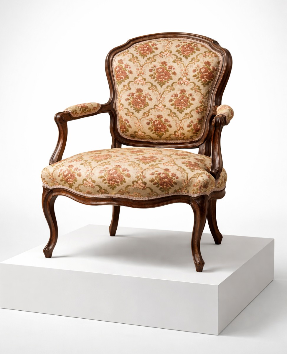 Louis XV Period Cabriolet Armchair – 18th Century