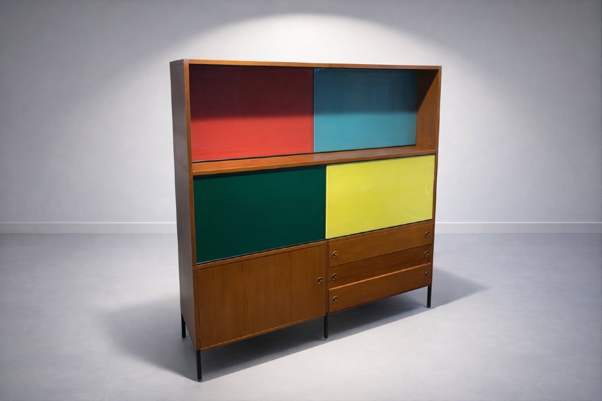 Modernist Sideboard By Arp – Minvielle Editions – 1960s-photo-3