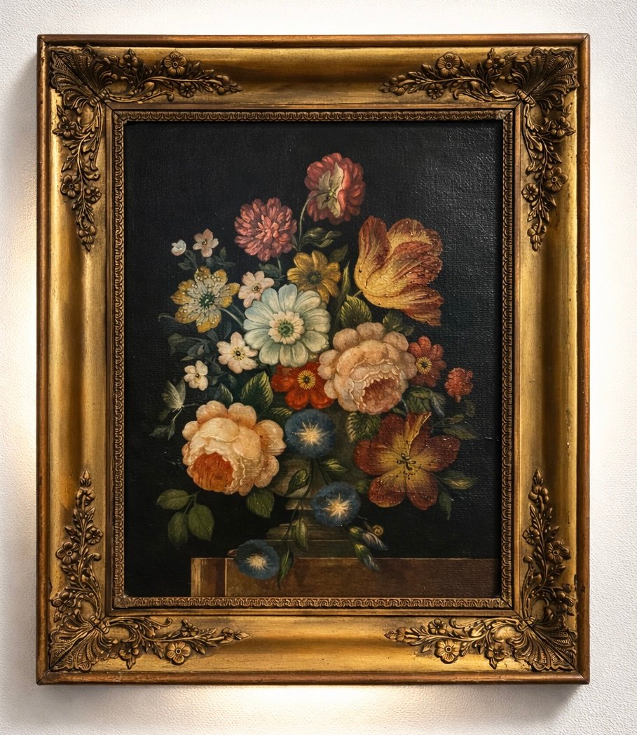 Nature morte au bouquet de fleurs –-photo-2