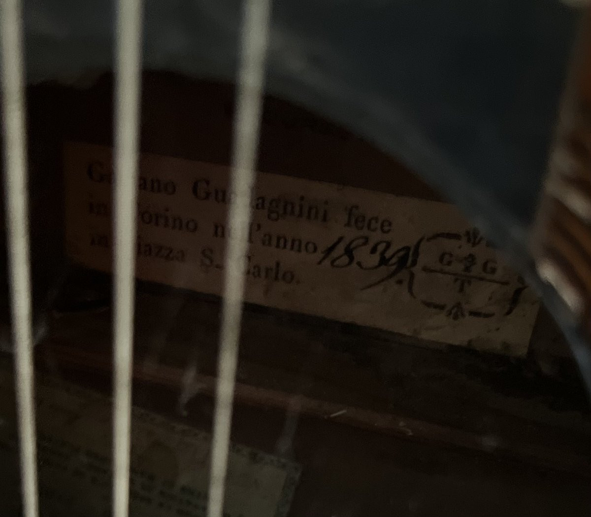 guitare romantique italienne réalisée par Gaetano Guadagnini à Turin en 1839-photo-4