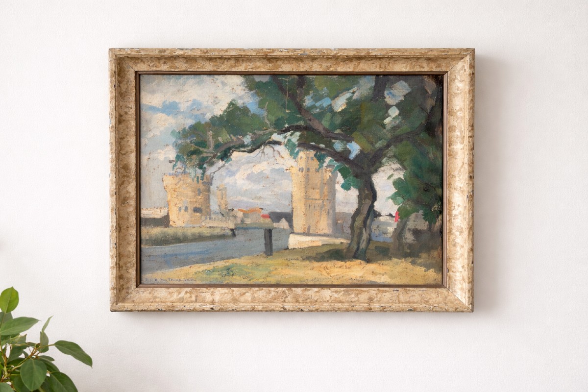 La Rochelle, le port » – 1929  P. Bertrand