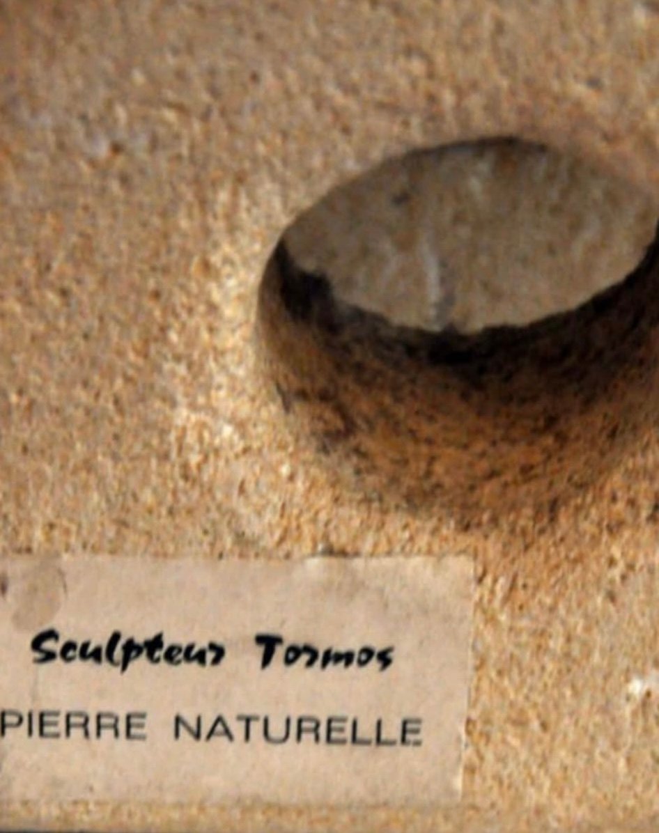 Sculptural Stone Lamp - Albert Tormos-photo-3