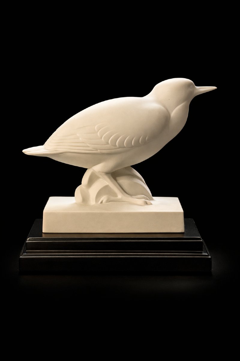 Biscuit de porcelaine – Oiseau des marais Jean-Baptiste Gauvenet – Manu nationale de Sèvres-photo-2