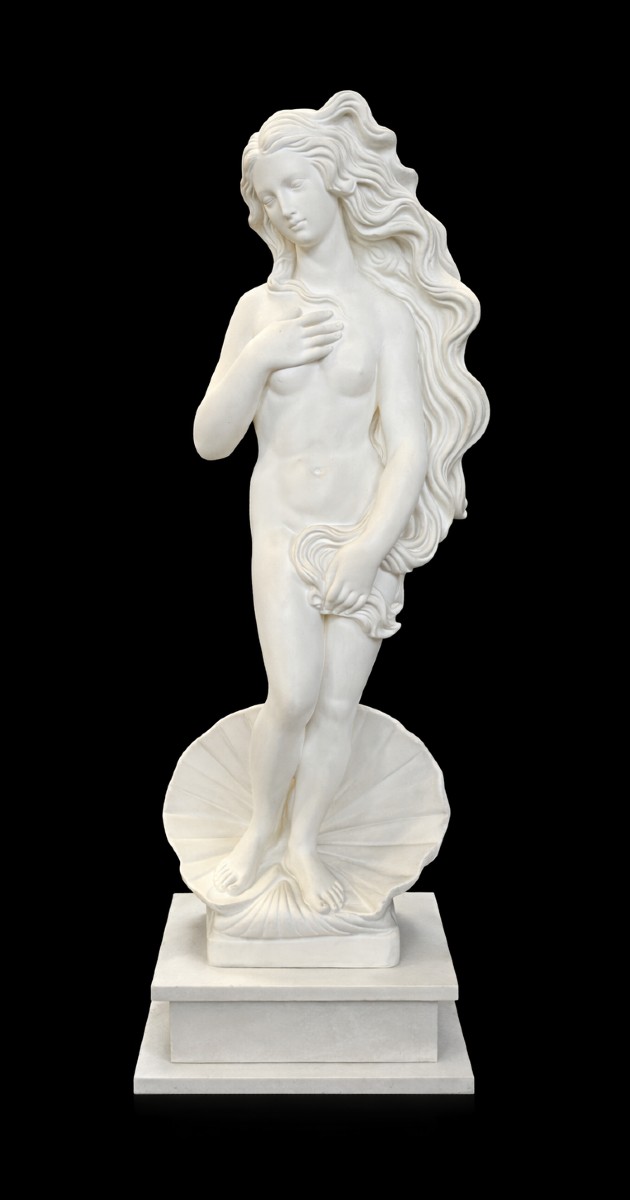 Marble Sculpture - Venus Anadyomene - Birth Of Venus - Circa 1900