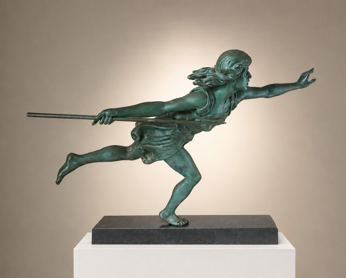 Chasseresse au javelot Émile Joseph Carlier, vers 1920