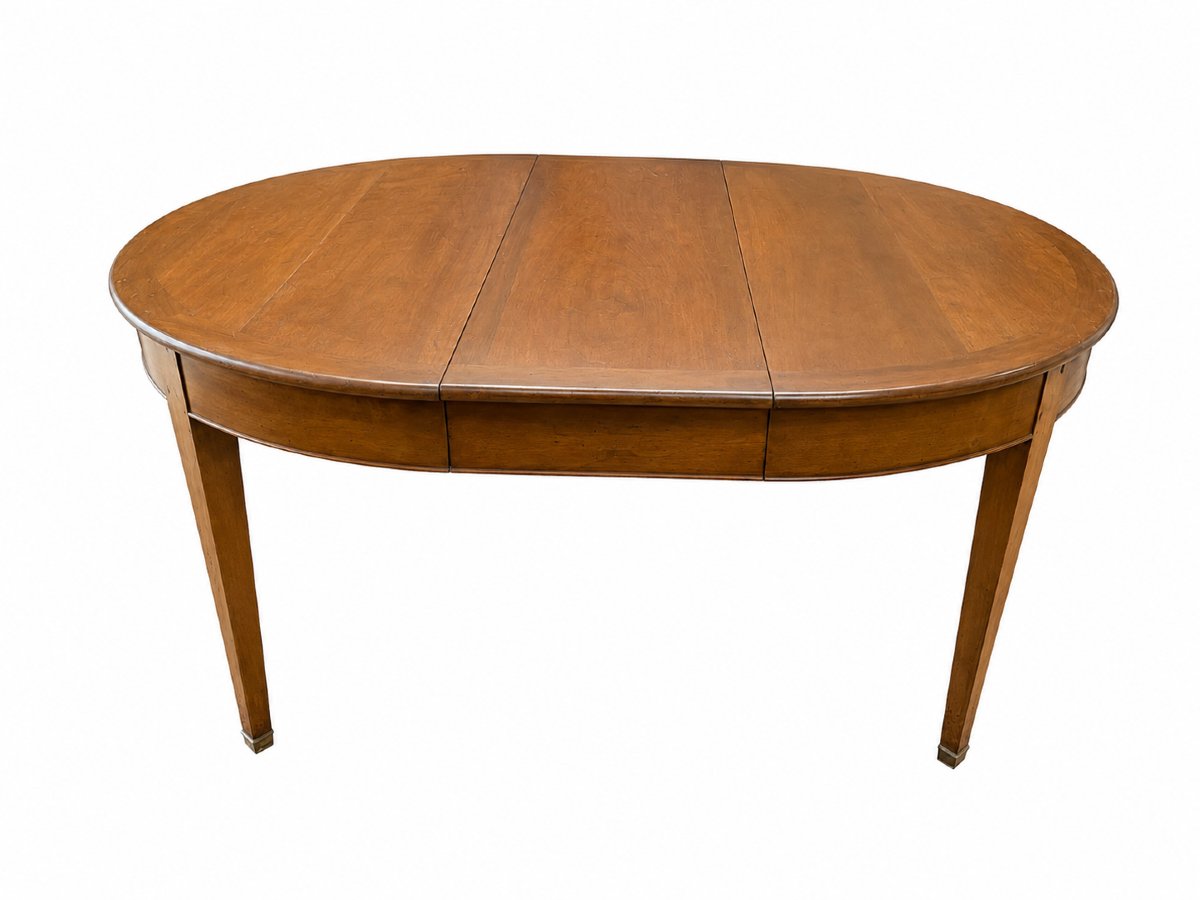 table à bandeau d’époque Directoire en noyer