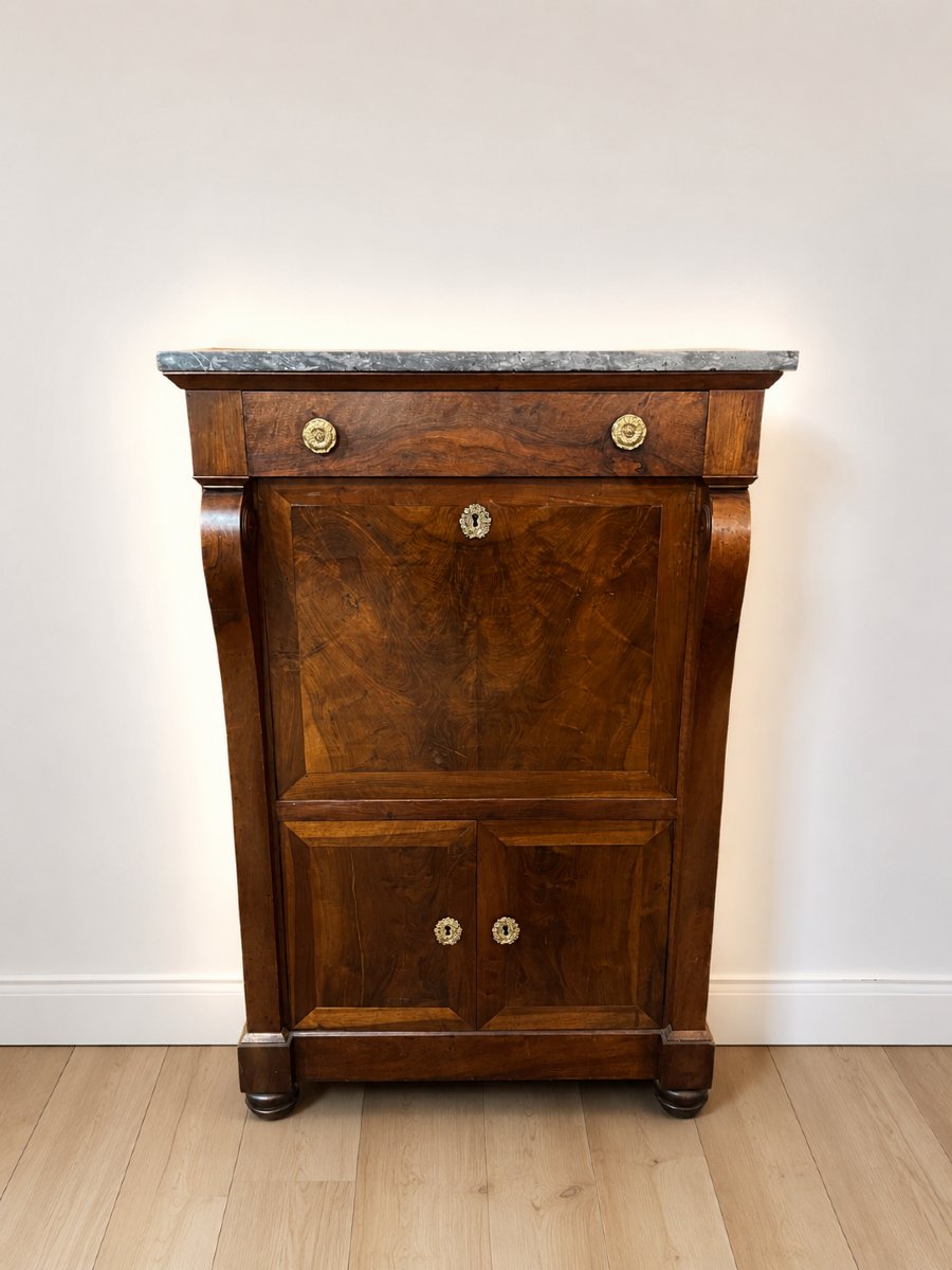 Empire Period Secretary With Flap