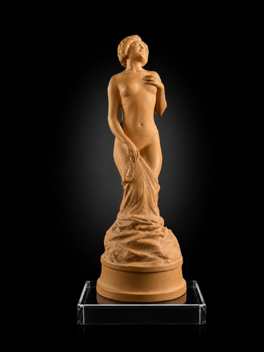 Joé Descomps (1869-1950) – La Malicieuse – Terre cuite