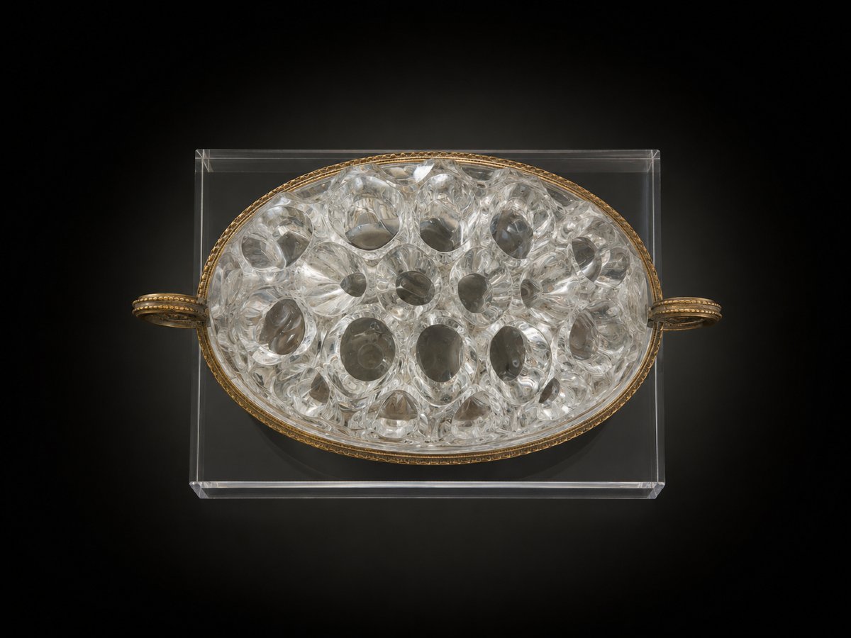Crystal And Gilded Brass Flower Vase – Napoleon III Period-photo-4