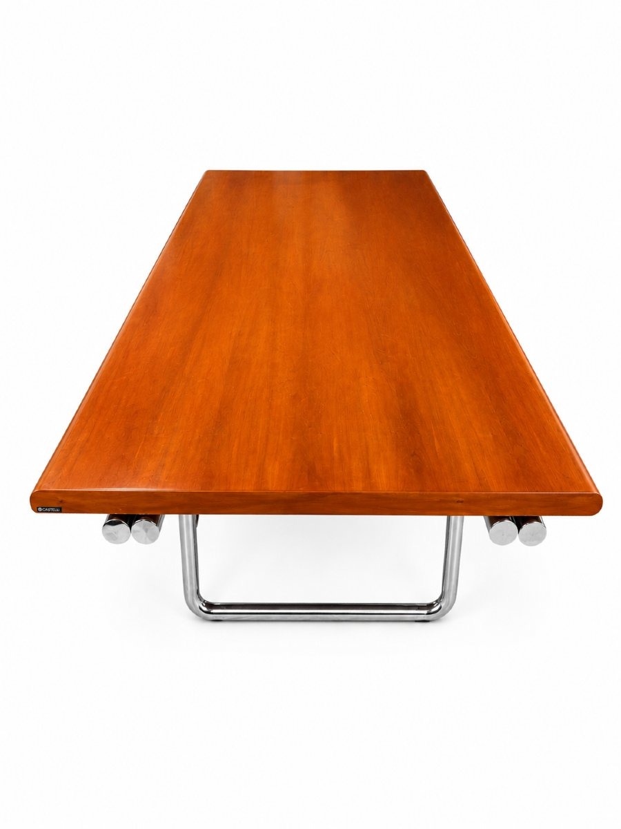Grande table de conférence Castelli – Design italien – années 1970-photo-3