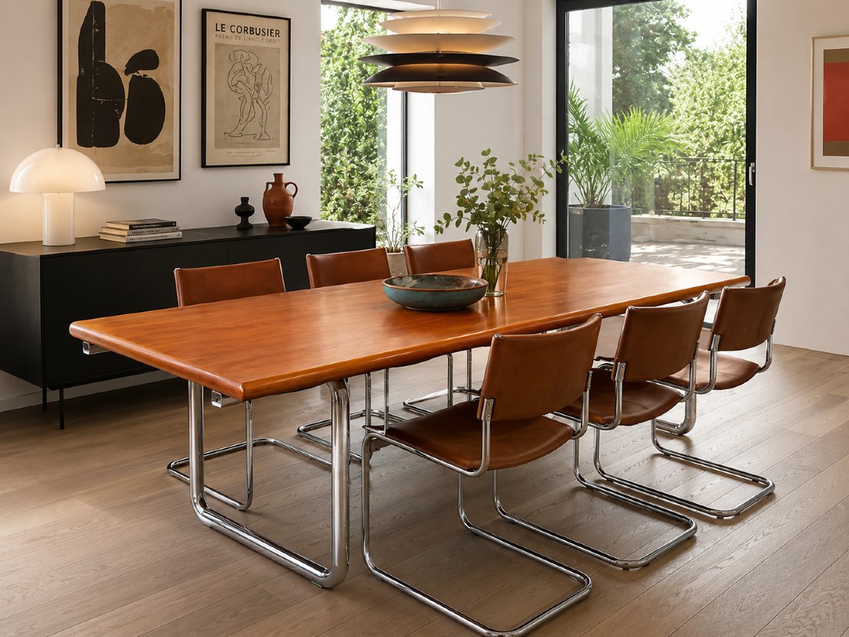 Grande table de conférence Castelli – Design italien – années 1970-photo-2
