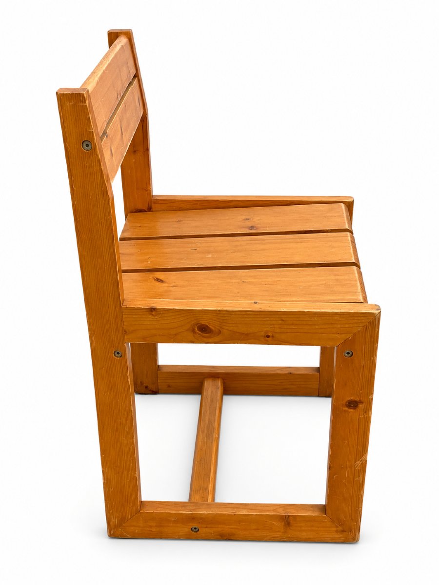 Suite de quatre chaises attribuées à André Sornay – Lyon – vers 1960-photo-4