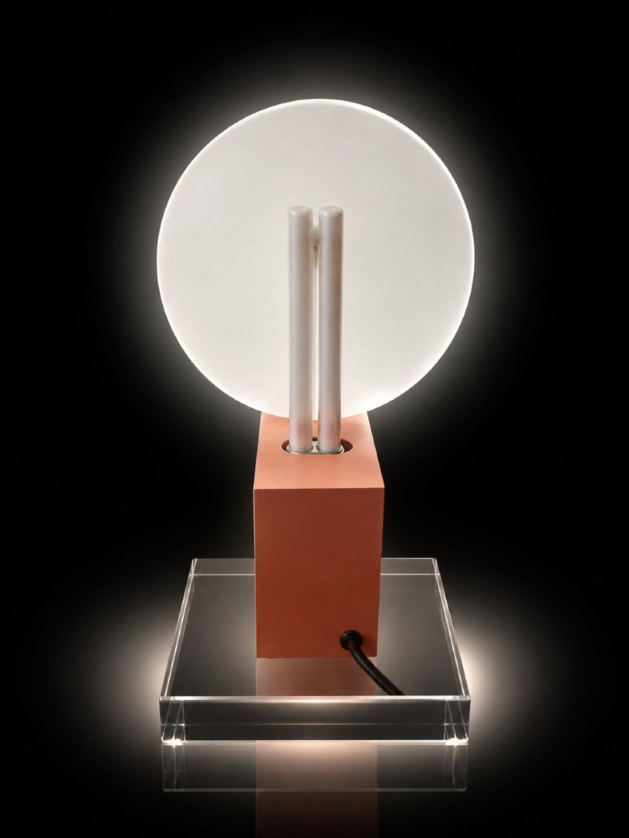 Sabine Charoy (1937-) – Lampe de table modèle 10606, édition Verre & Lumière-photo-4