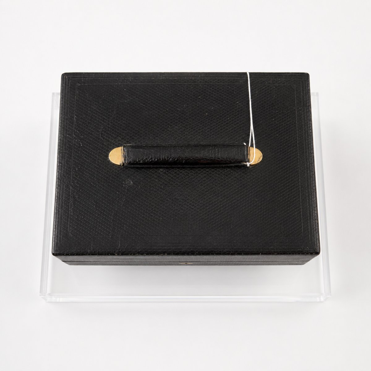 écritoire de voyage en maroquin noir Wells & Lambe, fabricants de la Cour – Londres, vers 1820--photo-1