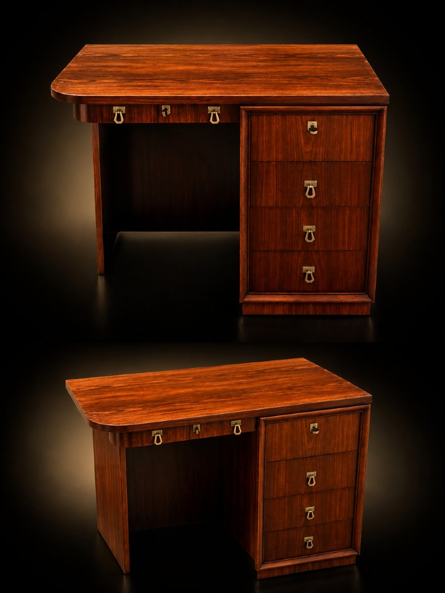  bureau Art déco en palissandre de Rio – Vers 1930-photo-3