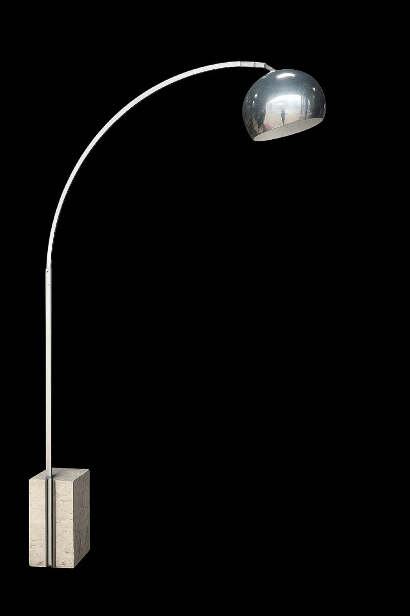 Lampadaire "Arco" – Achille & Pier Giacomo Castiglioni pour Flos, Italie, vers 1962-photo-3