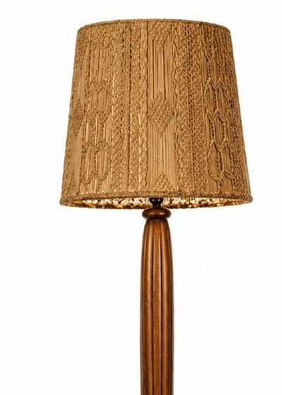  lampadaire Art Déco en chêne – France, vers 1930-photo-2