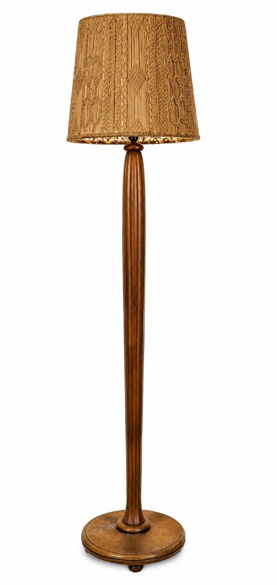  lampadaire Art Déco en chêne – France, vers 1930