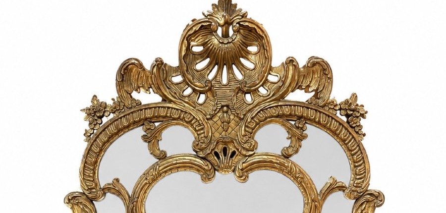 Regency-style Mirror With Glazing Beads – Late 19th Century-photo-3