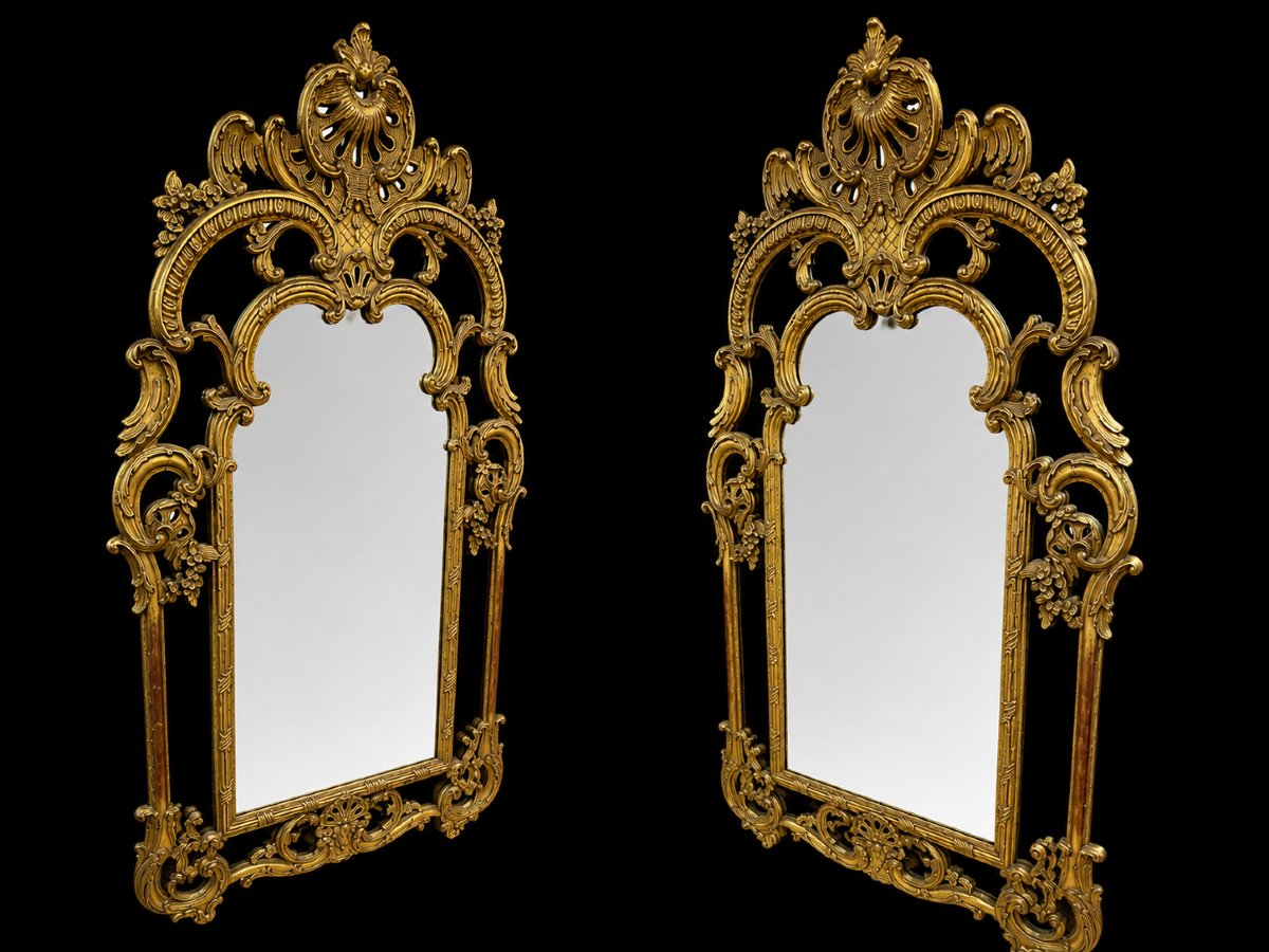 Regency-style Mirror With Glazing Beads – Late 19th Century-photo-2