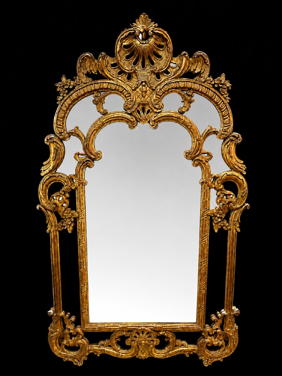 Regency-style Mirror With Glazing Beads – Late 19th Century