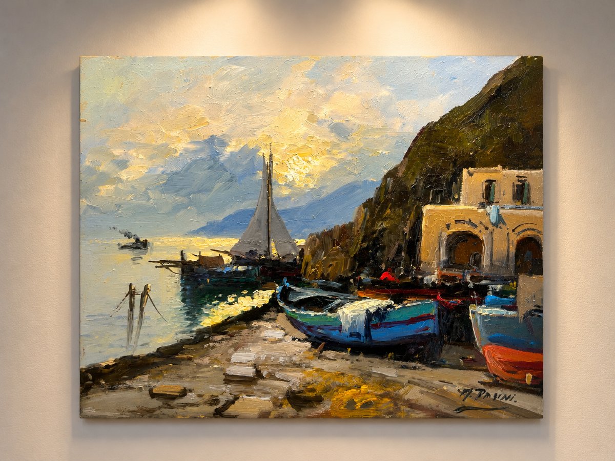 A. Parini: Mediterranean Sea, Fishing Port