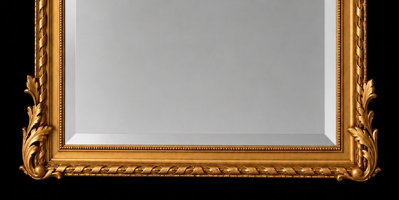 Large Louis XVI Mirror, Napoleon III Period-photo-2