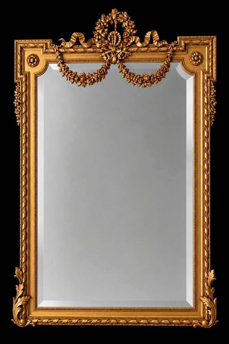 Large Louis XVI Mirror, Napoleon III Period