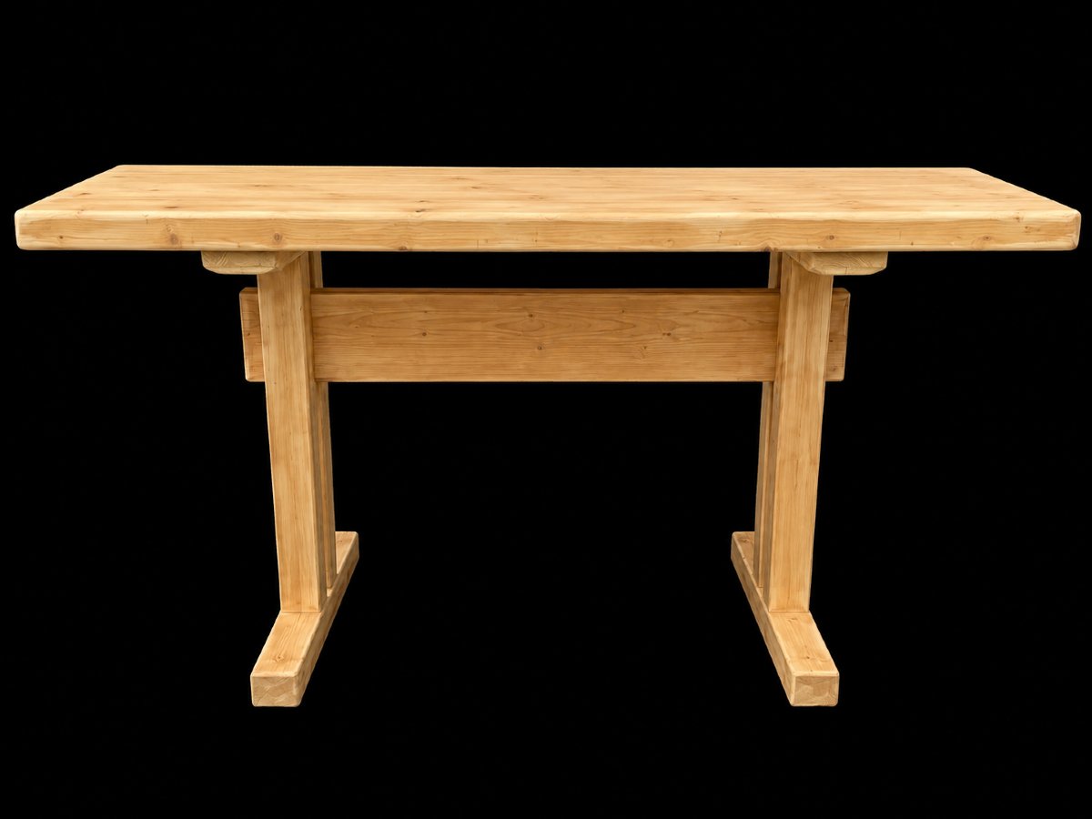 Charlotte Perriand — Solid Pine Table For Les Arcs, Circa 1970–1975